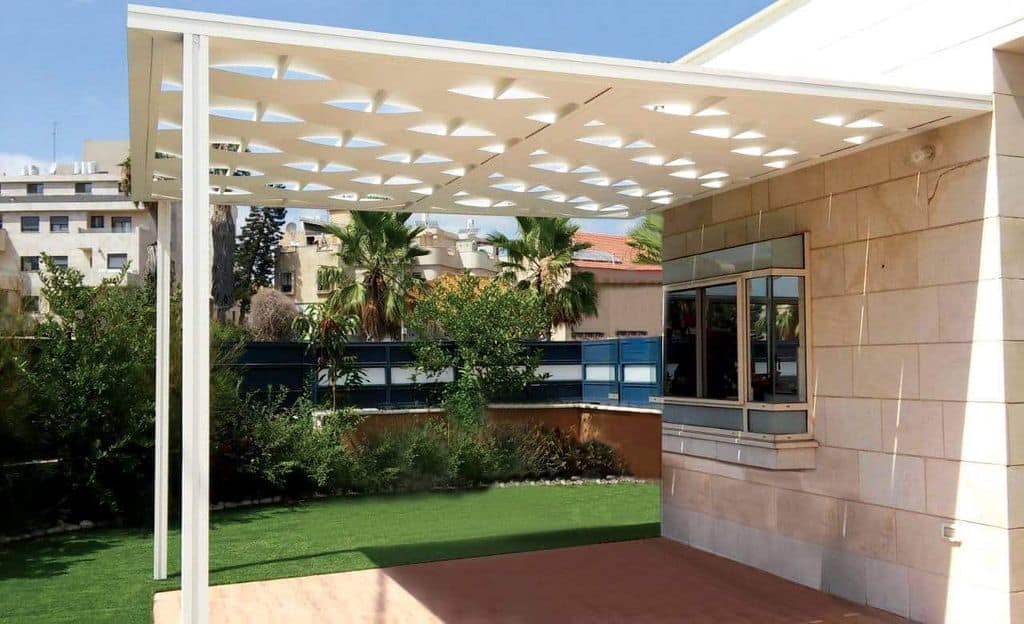 טרלידור פרגולה מאלומיניום של חברת טרלידור